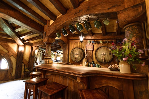 A traditional bar in a pub