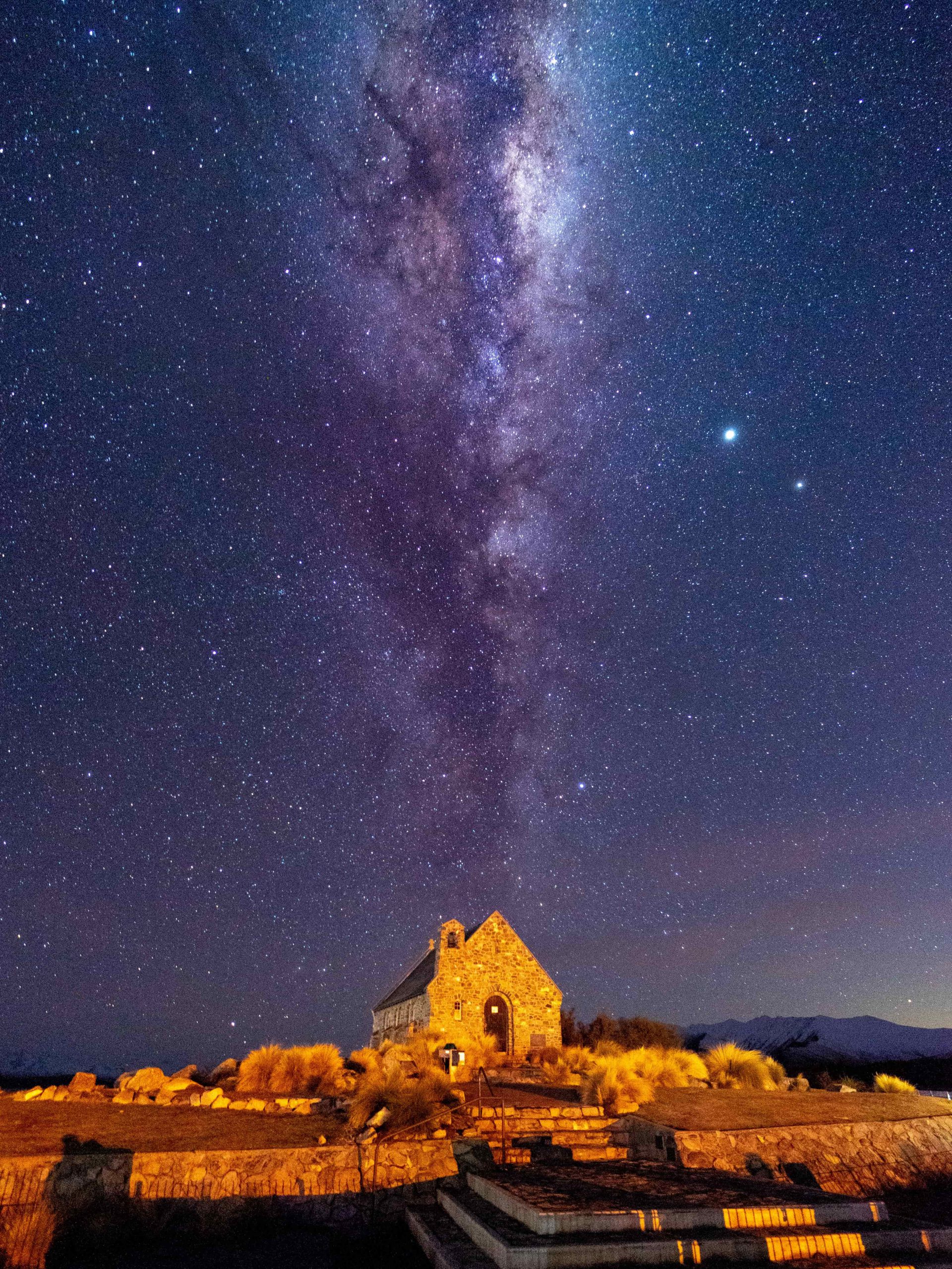 Tekapo Lake Good Shepherd Church Stargazimg Observatory