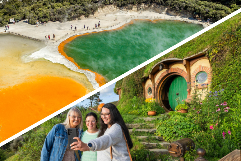 rotorua-wai-o-tapu-hobbiton Rotoura Wai-O-Tapu & Hobbiton Tour from Auckland